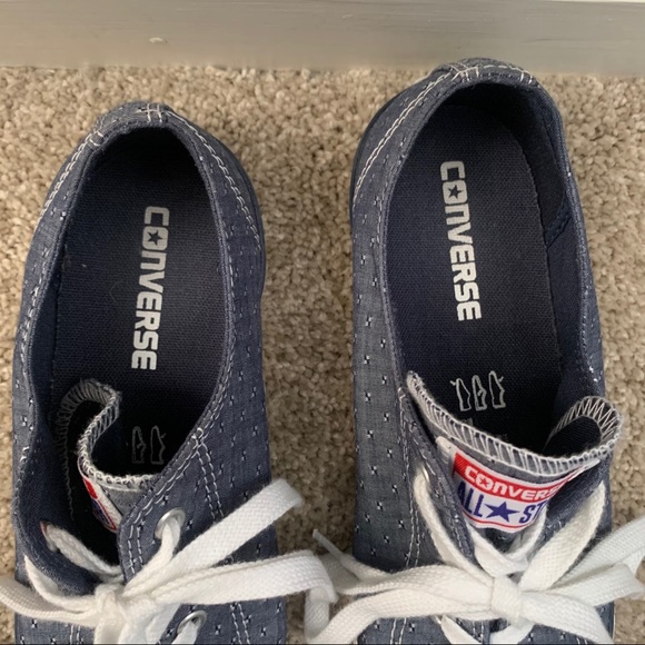 Converse All Stars Low Tops with Stitching - Picture 4 of 5